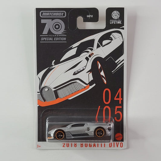 Matchbox - 2018 Bugatti Divo (Silver)
