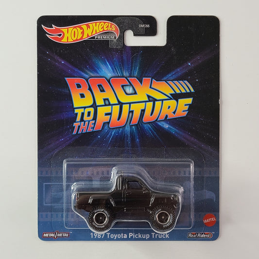 Hot Wheels Premium Real Riders - 1987 Toyota Pickup Truck (Black)