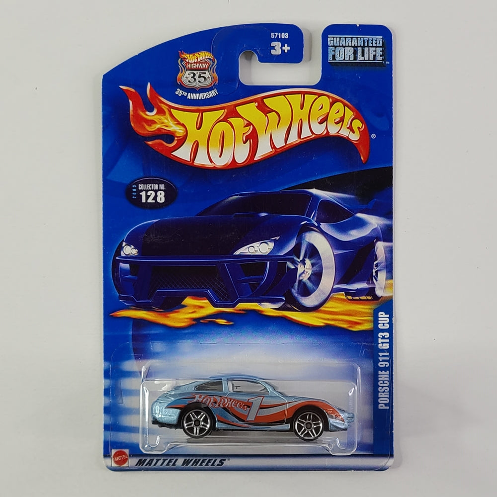 Hot Wheels - Porsche 911 GT3 Cup (Metallic Light Blue)