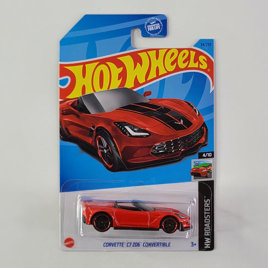 Hot Wheels - Corvette C7 Z06 Convertible (Red)