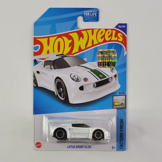 Hot Wheels - Lotus Sport Elise (White) [Factory Sealed 2022 Set]