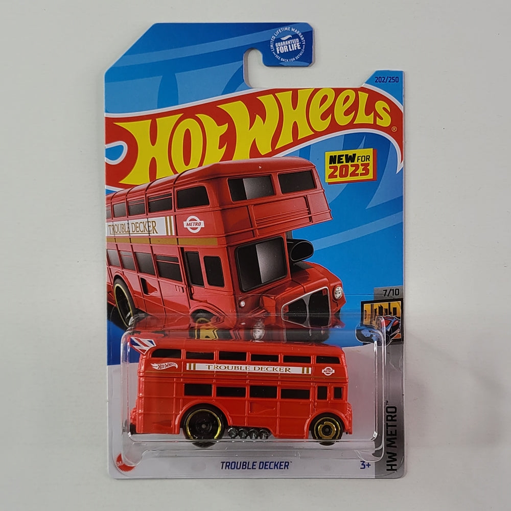 Hot Wheels - Trouble Decker (Red) – Throwback Collectibles