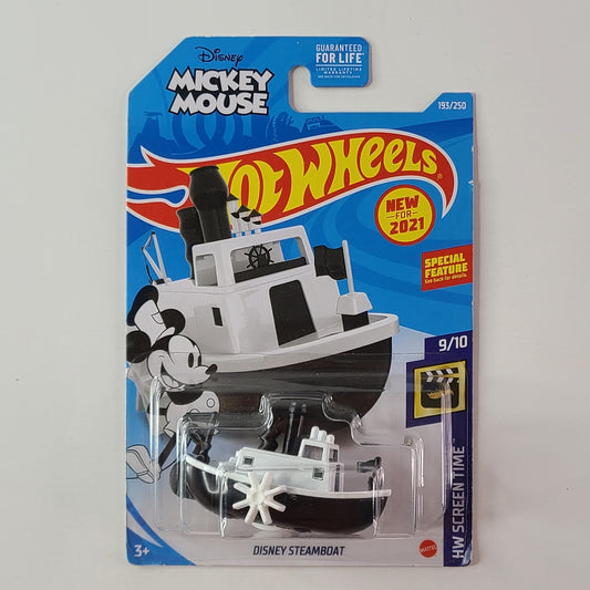 Hot Wheels - Disney Steamboat (White/Black)