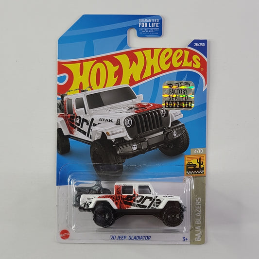 Hot Wheels - '20 Jeep Gladiator (White) [Factory Sealed 2022 Set]