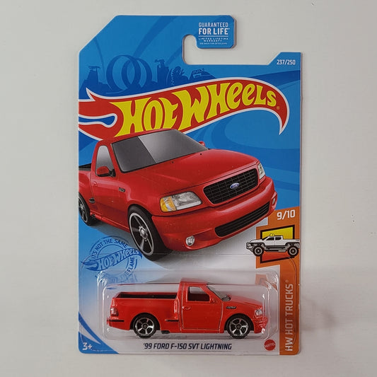 Hot Wheels - '99 Ford F-150 SVT Lightning (Bright Red)