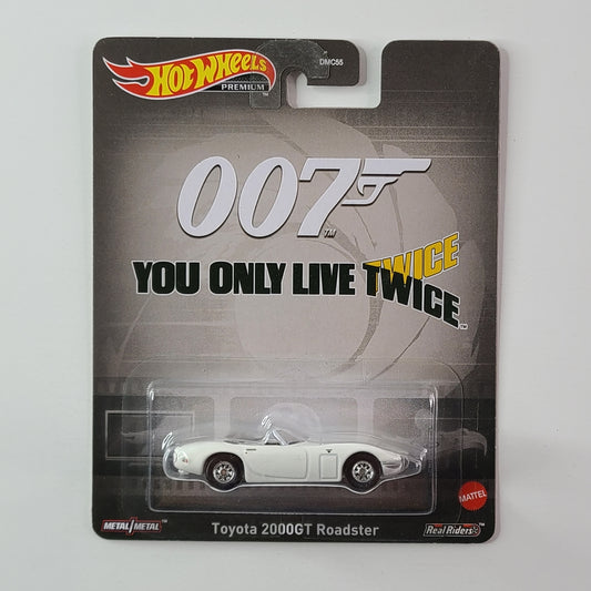 Hot Wheels Premium Real Riders - Toyota 2000GT Roadster (White)