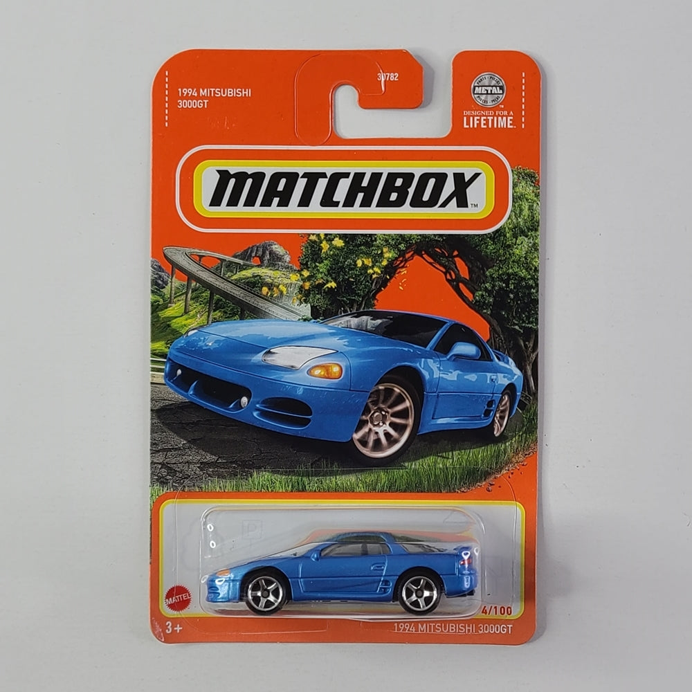 Matchbox - 1994 Mitsbushi 3000GT (Metalflake Blue)