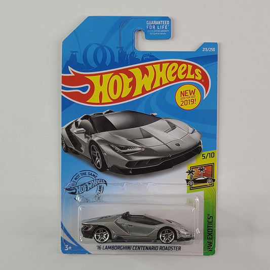 Hot Wheels - '16 Lamborghini Centenairo Roadster (Grey)