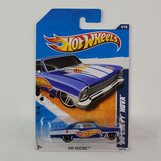 Hot Wheels - '66 Chevy Nova (Metalflake Blue)