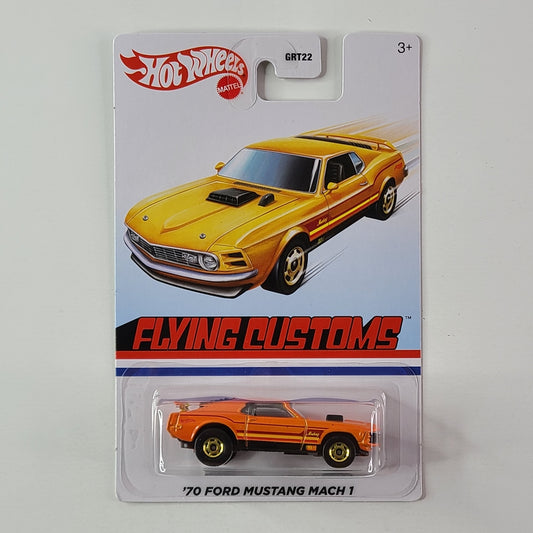 Hot Wheels - '70 Ford Mustang Mach 1 (Orange) [Target Exclusive]