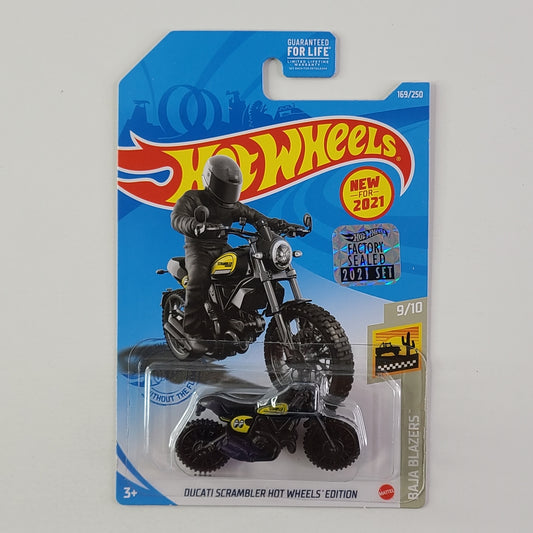 Hot Wheels - Ducati Scrambler Hot Wheels (Black) [Factory Sealed 2022 Set]