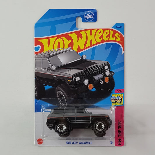 Hot Wheels - 1988 Jeep Wagoneer (Gray/Black)