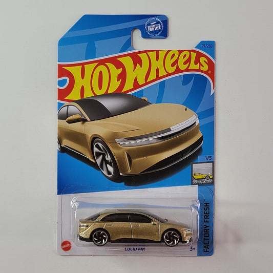 Hot Wheels - Lucid Air (Metalflake Eureka Gold)