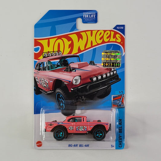 Hot Wheels - Big-Air Bel-Air (Metalflake Pink) [Factory Sealed 2022 Set]