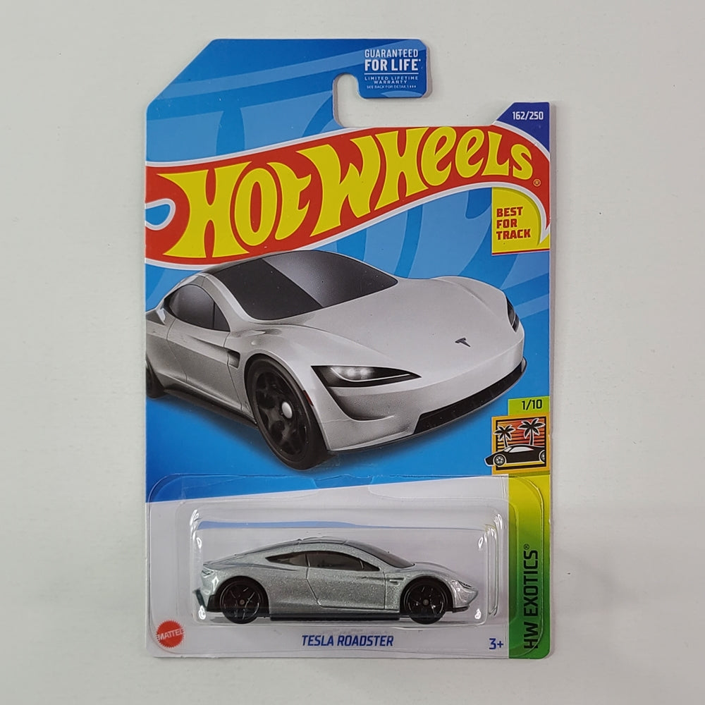 Hot Wheels - Tesla Roadster (Metalflake Silver)