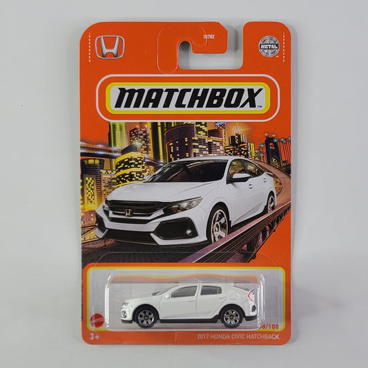 Matchbox - 2017 Honda Civic Hatchback (White)