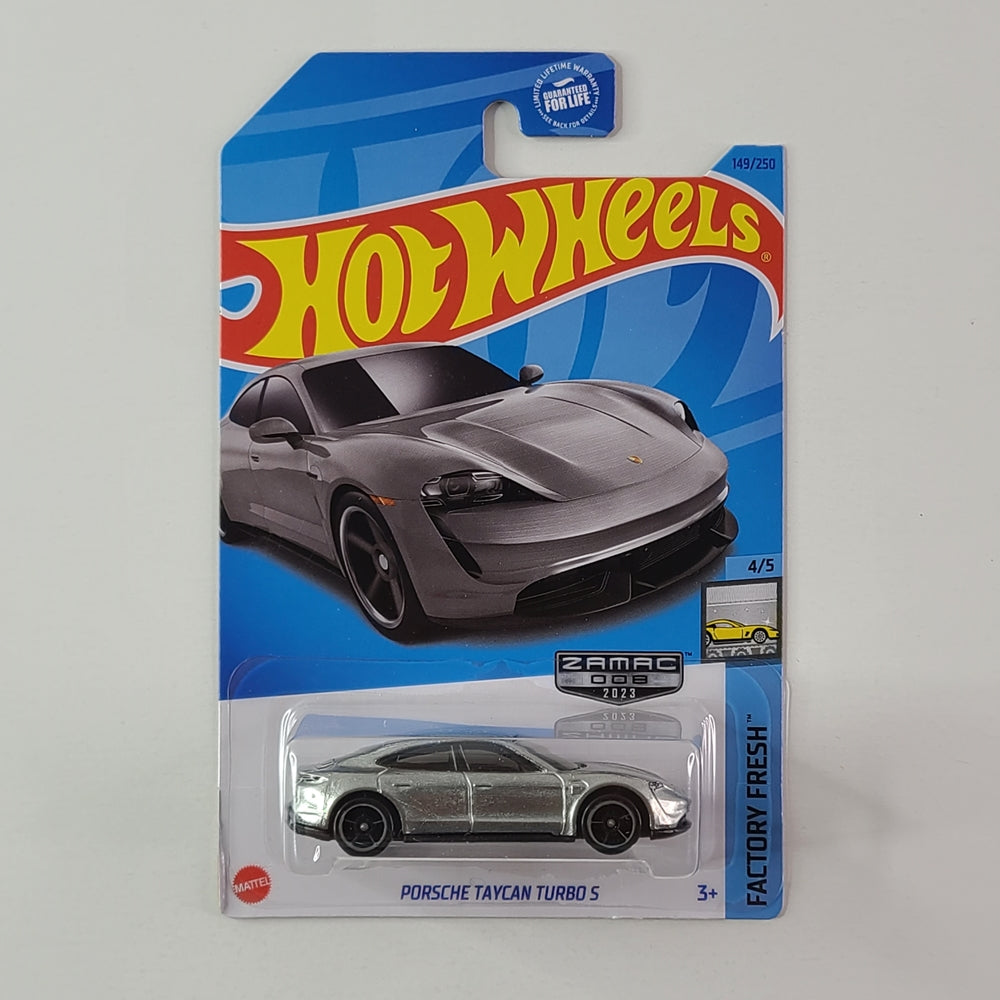 Hot Wheels - Porsche Taycan Turbo S (ZAMAC) [Walmart Exclusive]