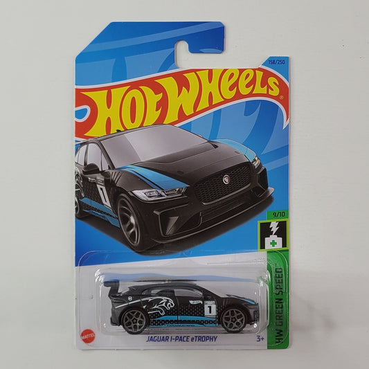 Hot Wheels - Jaguar I-Pace eTrophy (Matte Black) [Card Variant]