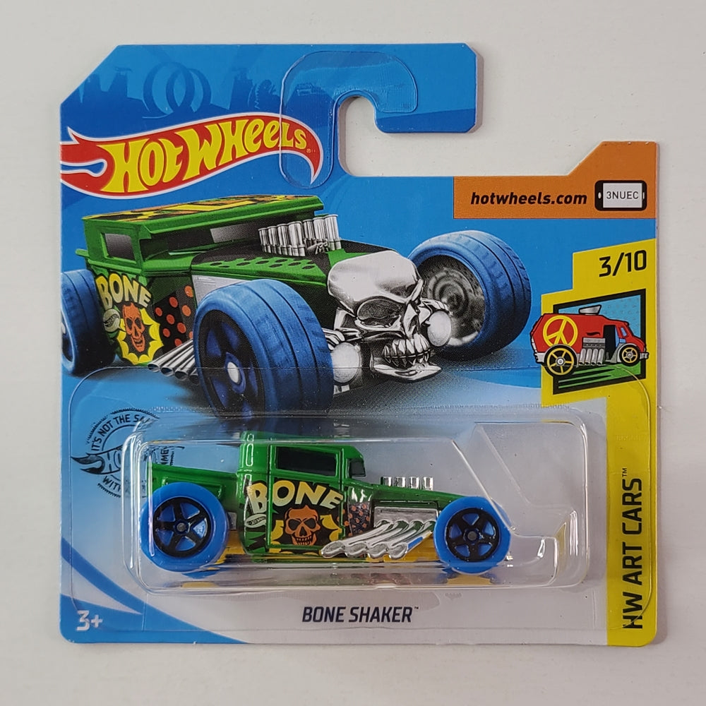 Hot Wheels - Bone Shaker (Green) [Short Card]