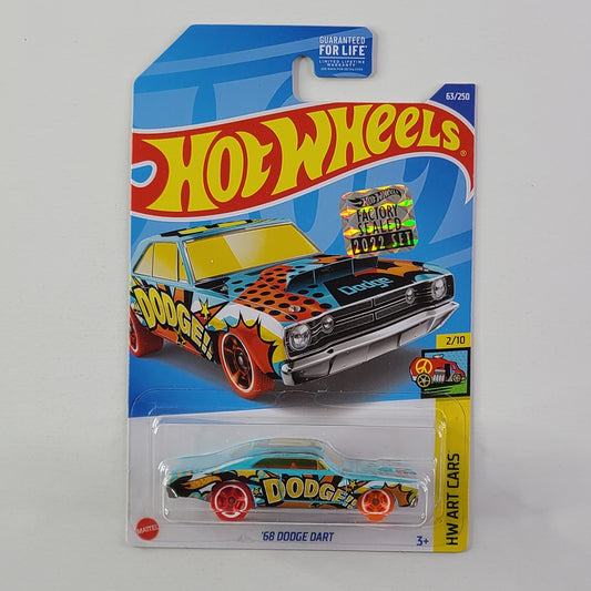 Hot Wheels - '68 Dodge Dart (Aqua) [Factory Sealed 2022 Set]