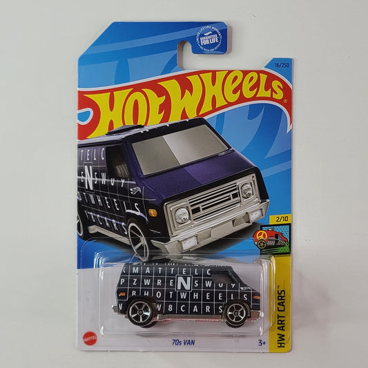 Hot Wheels - '70s Van (Metalflake Dark Blue)