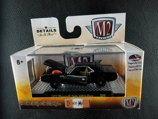 M2 - 1971 Plymouth 440 6-Pack (Black) [Ltd. Ed. - 1 of 6880]