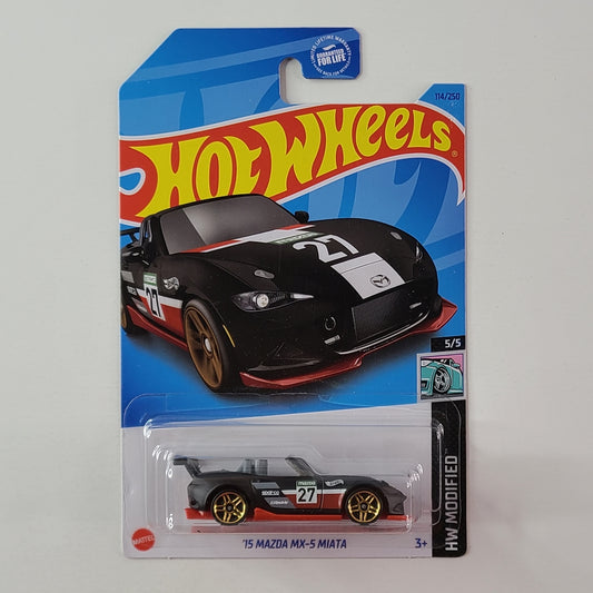 Hot Wheels - '15 Mazda MX-5 Miata (Matte Black)