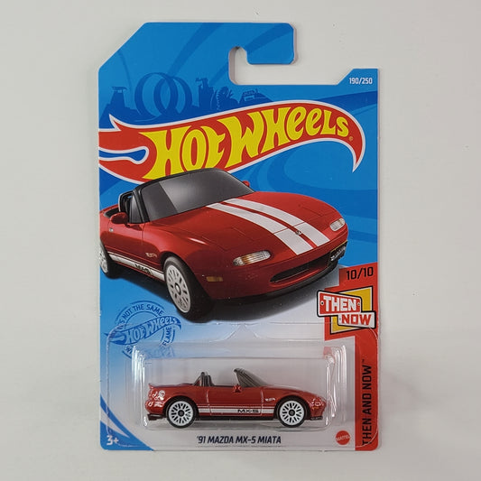 Hot Wheels - '91 Mazda MX-5 Miata (Red) [Treasure Hunt]