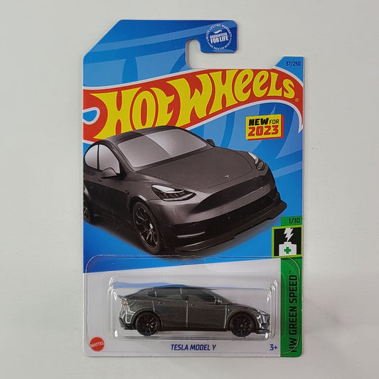 Hot Wheels - Tesla Model Y (Midnight Silver Metallic)