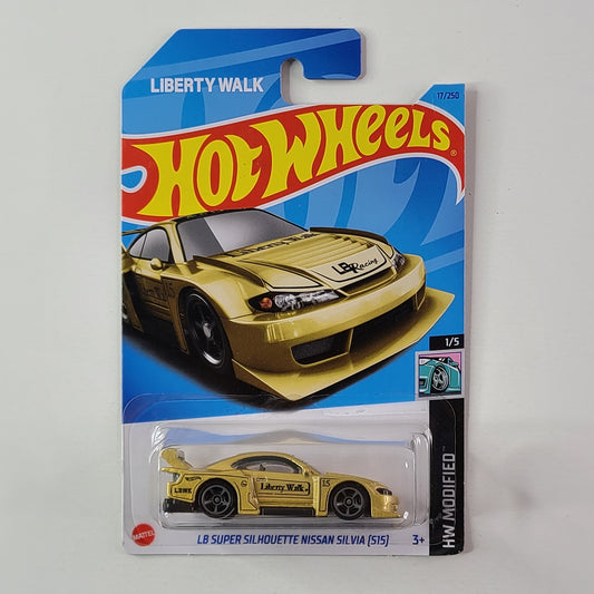 Hot Wheels - LB Super Silhouette Nissan Silvia (S15) (Matte Gold) [Card Variant]