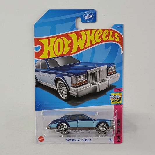 Hot Wheels - '82 Cadillac Seville (Metalflake Dark Blue)