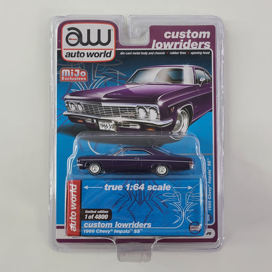 Auto World - 1966 Chevy Impala SS (Purple) [Limited Edition - 1 of 4800] [MiJo Exclusive]