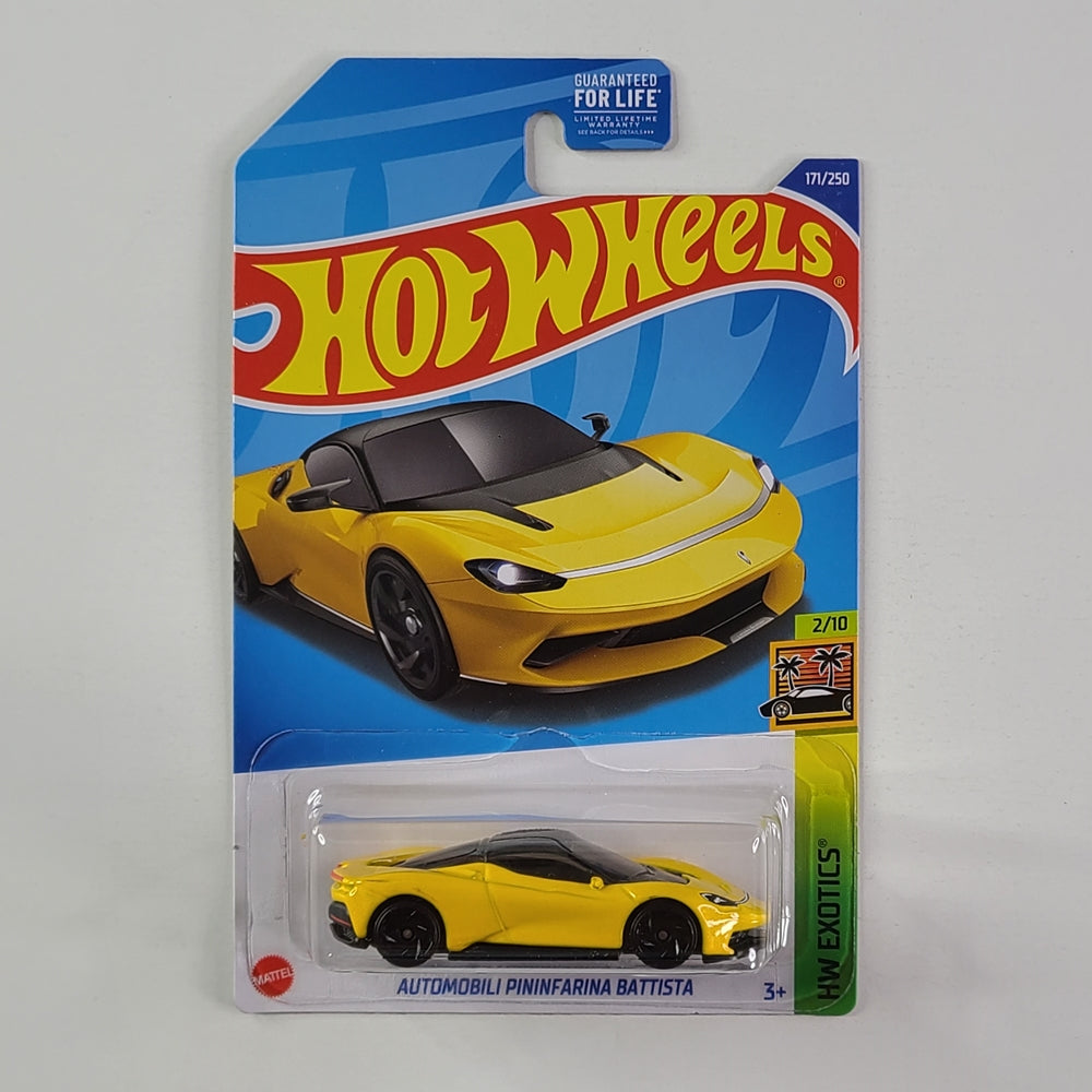 Hot Wheels - Automobili Pininfarina Battista (Metalflake Giallo Arneis)