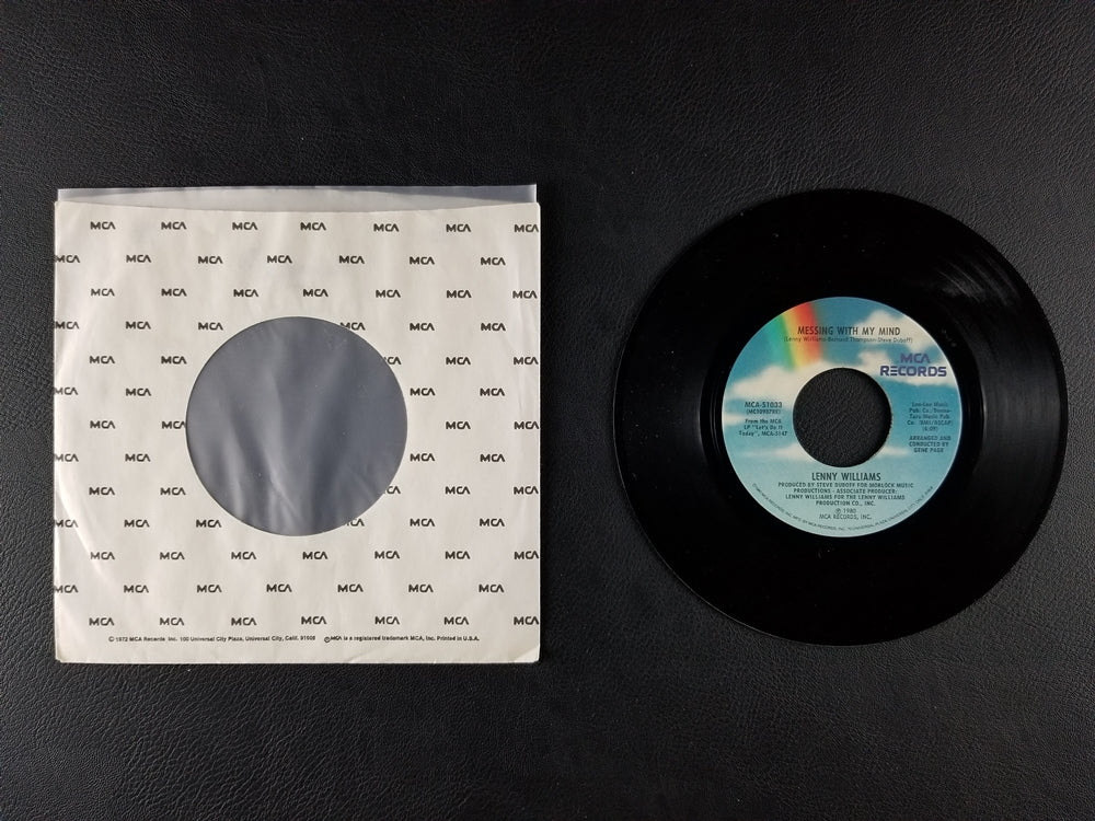 Lenny Williams - Messing With My Mind / Play With Me, Stay With Me (Lay With Me) (1980, 7'' Single)