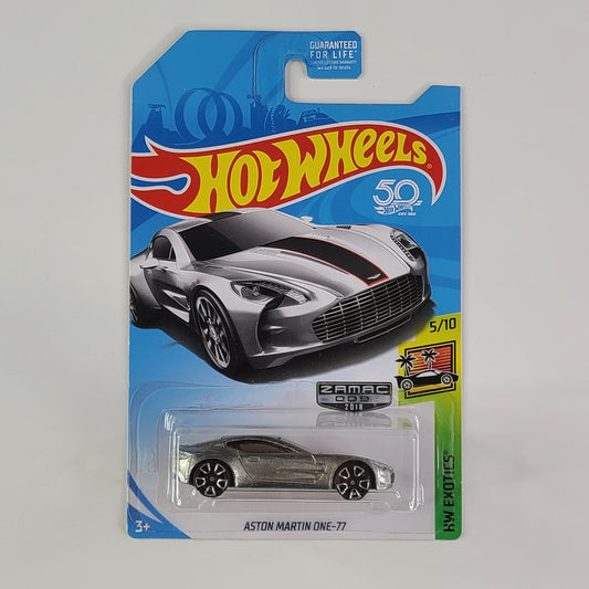 Hot Wheels - Aston Martin One-77 (ZAMAC) [Walmart Exclusive]