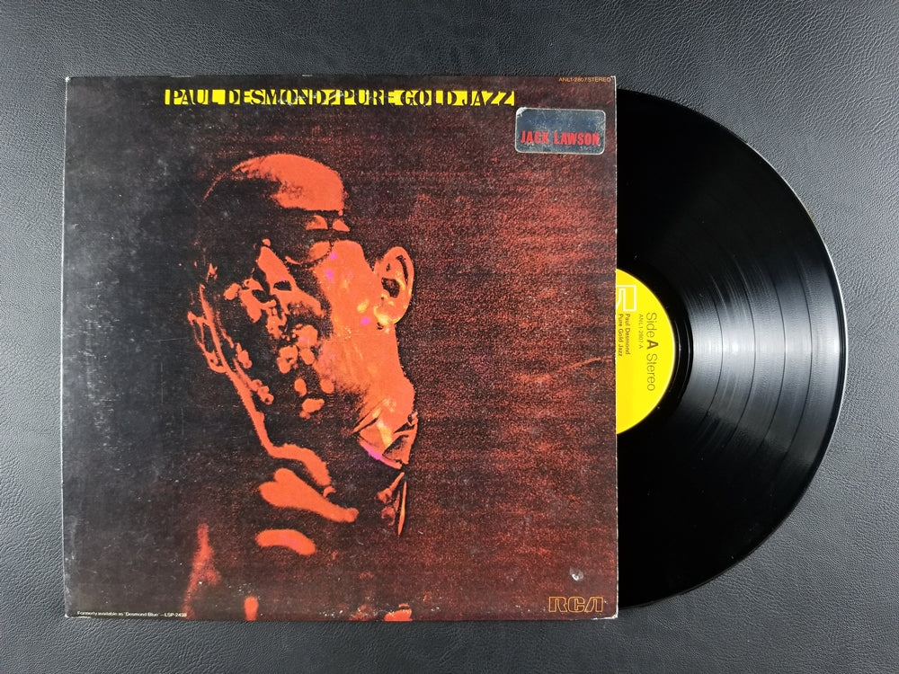 Paul Desmond - Pure Gold Jazz (1978, LP)