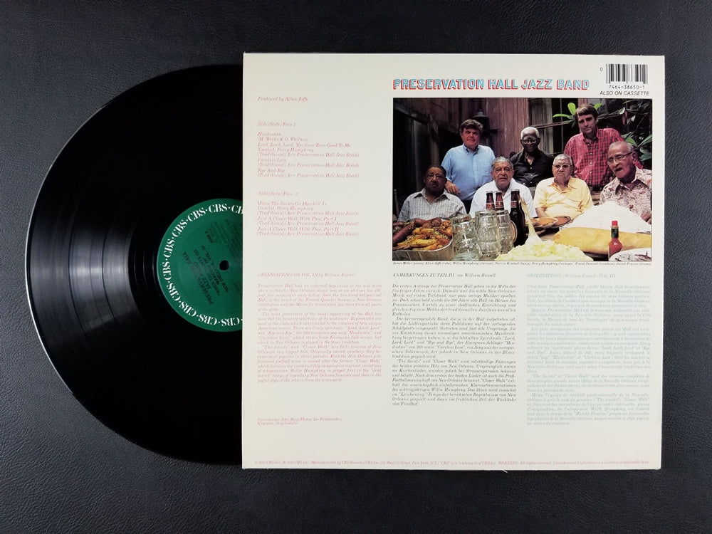 Preservation Hall Jazz Band - When the Saints Go Marchin' In (New Orleans, Vol. III (1983, LP)