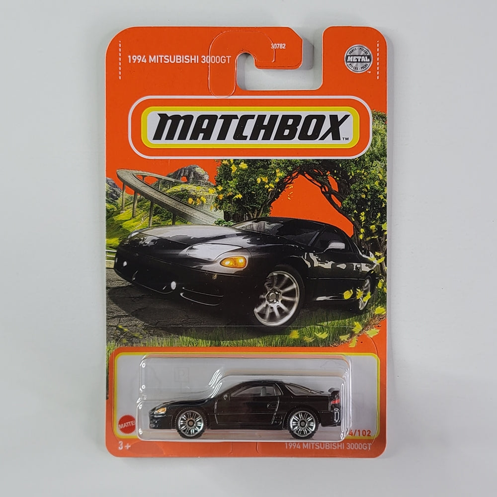 Matchbox - 1994 Mitsubishi 3000GT (Metalflake Black)