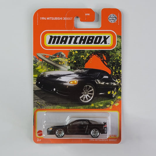 Matchbox - 1994 Mitsubishi 3000GT (Metalflake Black)