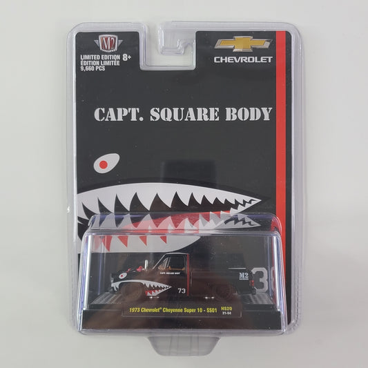 M2 - 1973 Chevrolet Cheyenne Super 10 - SS01 (Black) [Limited Edition - 9,660 Pcs] [Capt. Square Body]