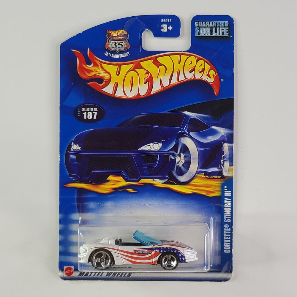 Hot Wheels - Corvette Stingray III (White)