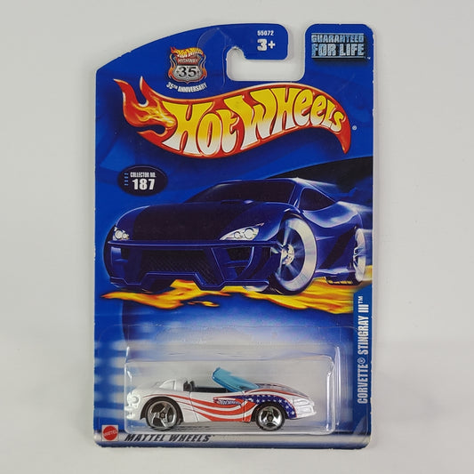 Hot Wheels - Corvette Stingray III (White)