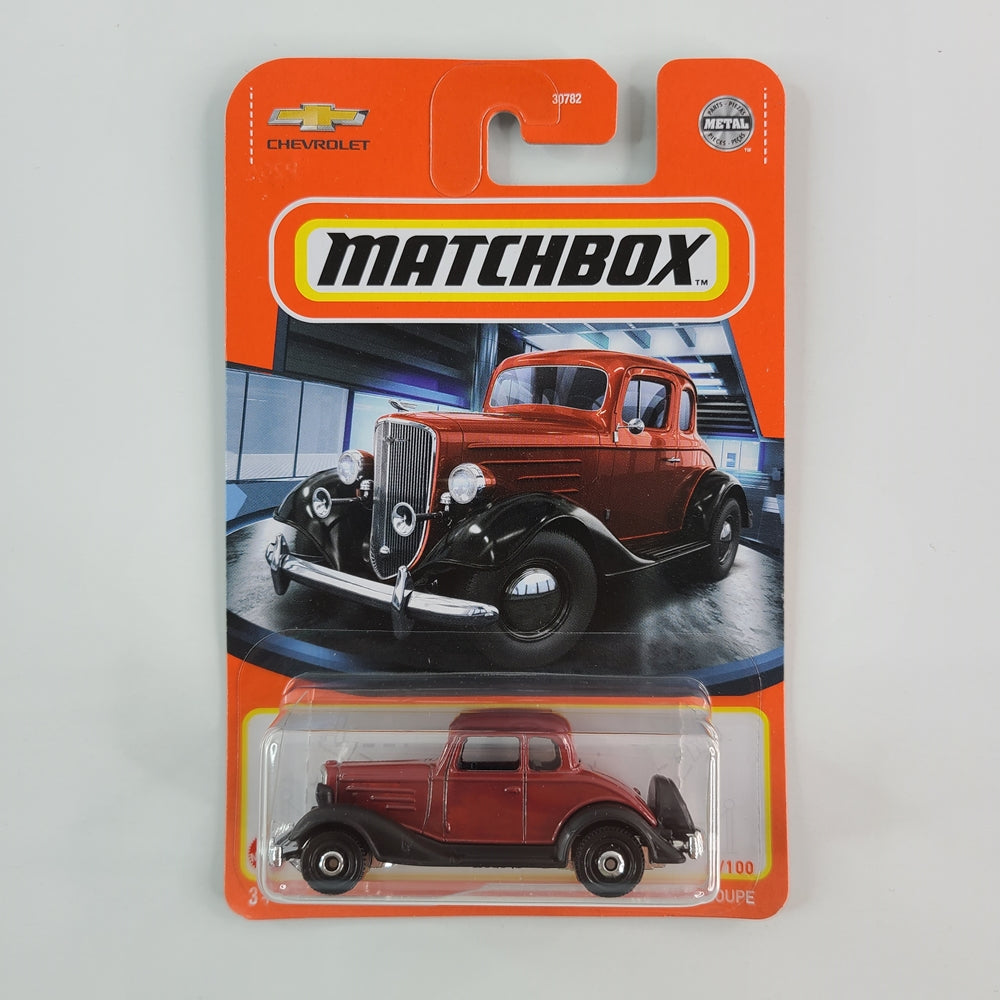 Matchbox - 1934 Chevy Master Coupe (Jewelcoat Red Ting) [1-100: MBX Showroom - 6/100 (2021)]