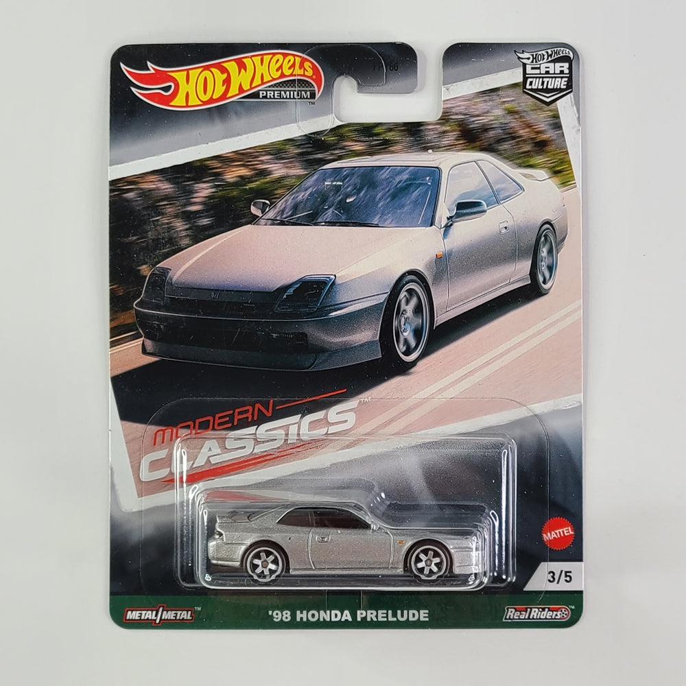 Hot Wheels Premium - '98 Honda Prelude (Metalflake Silver)