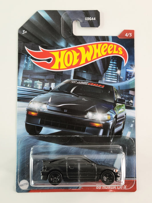 Hot Wheels - '88 Honda CR-X (Black) [4/5 - 2021 Cult Racers Series] [Walmart Exclusive]