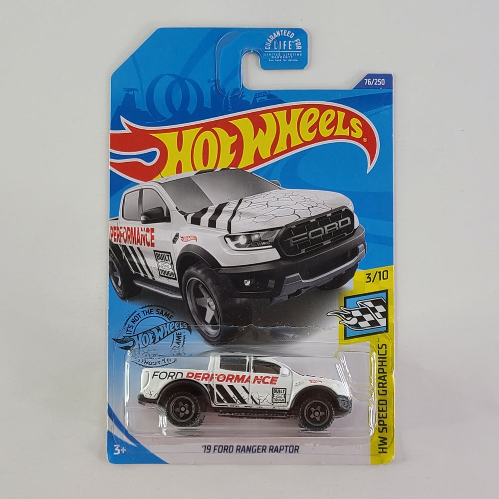 Hot Wheels - '19 Ford Ranger Raptor (Matte White)