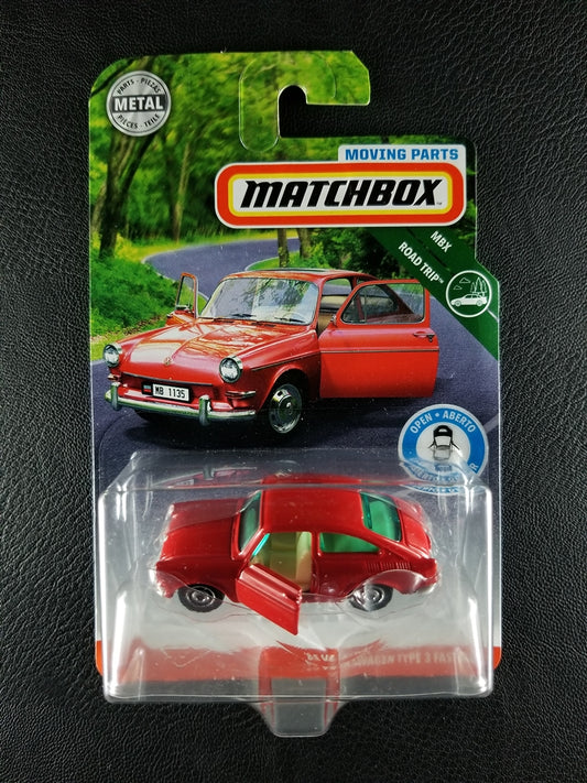 Matchbox - '65 Volkswagen Type 3 Fastback (Red) [MBX Road Trip]