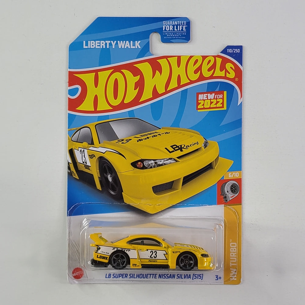 Hot Wheels - LB Super Silhouette Nissan Silvia (S15) (Yellow)