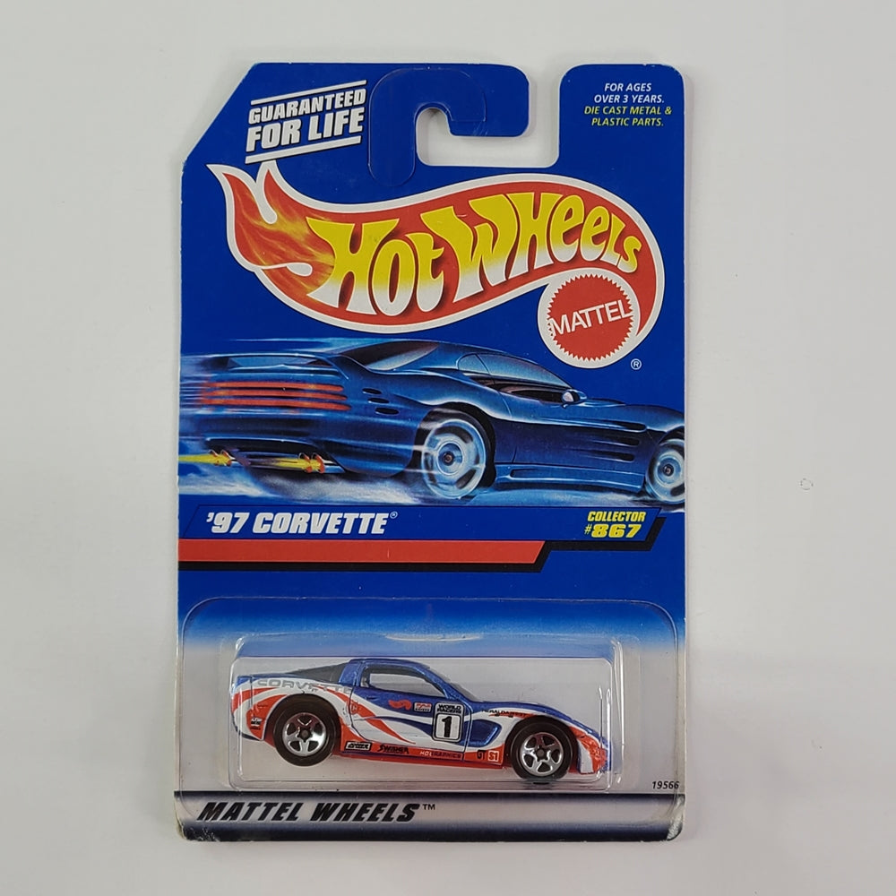 Hot Wheels - '97 Corvette (Metalflake Blue)