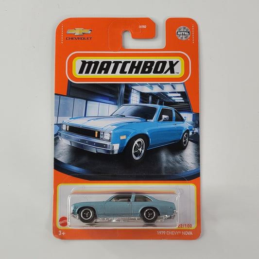 Matchbox - 1979 Chevy Nova (Metalflake Light Blue)